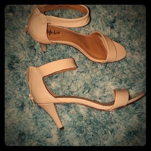 1 inch nude colored heels